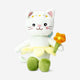 TEDDY CAT DRESSED AS FAIRY 25CM