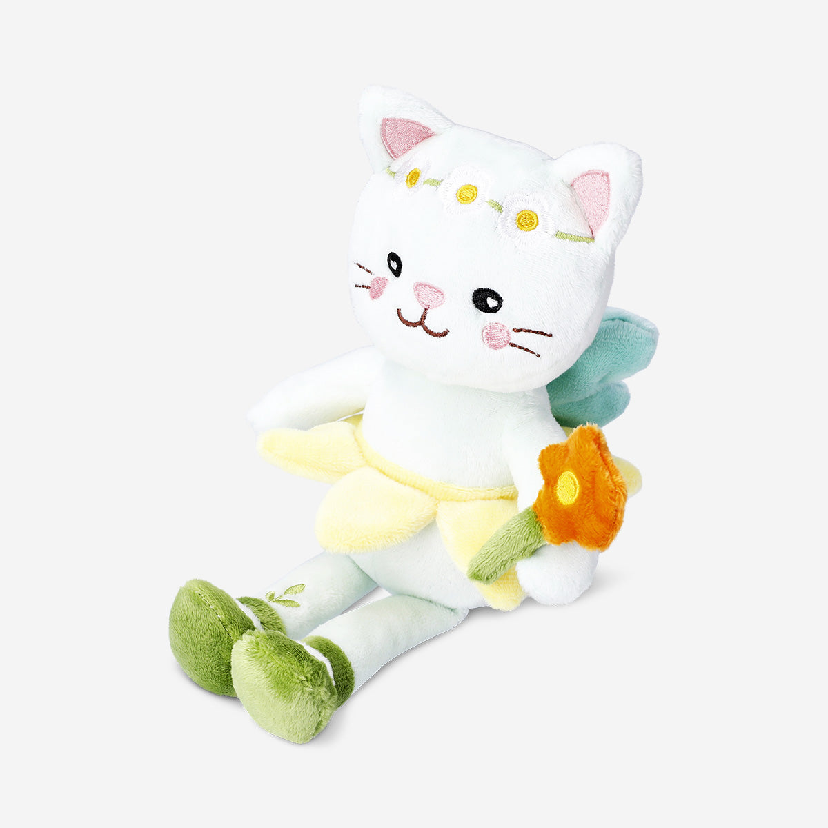 TEDDY CAT DRESSED AS FAIRY 25CM