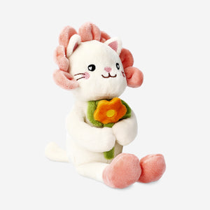 Çiçek Kostümlü Peluş Kedi 25 cm
