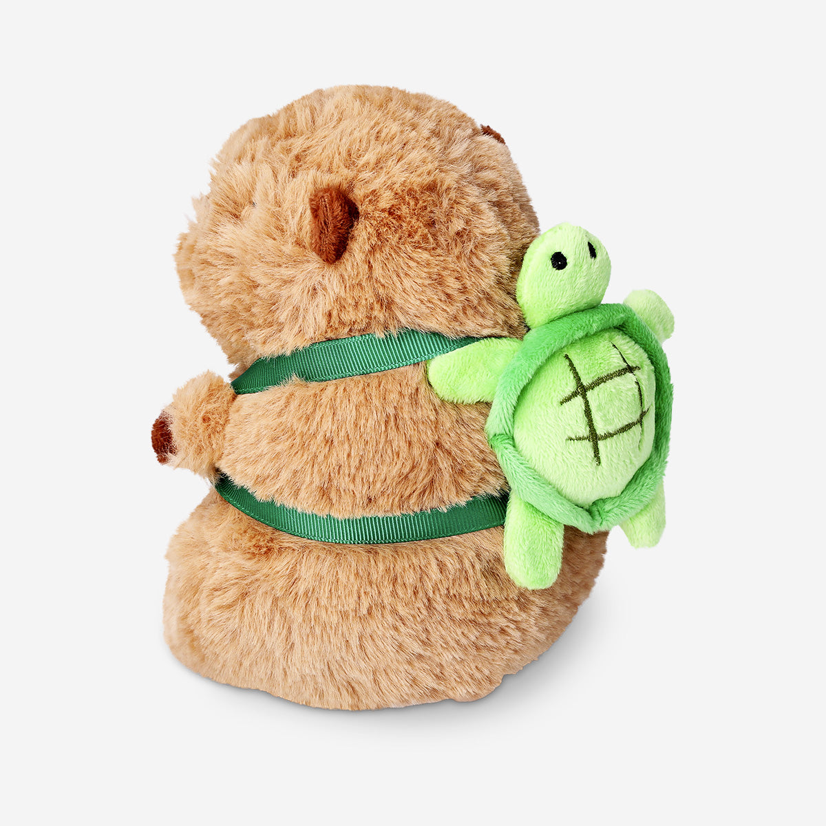 TEDDY CAPYBARA WITH TORTOISE BACKPACK 15CM