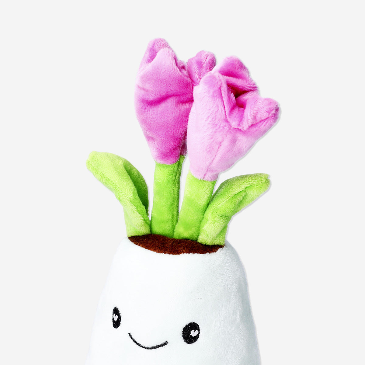 Vazoda Peluş Lale 25 cm