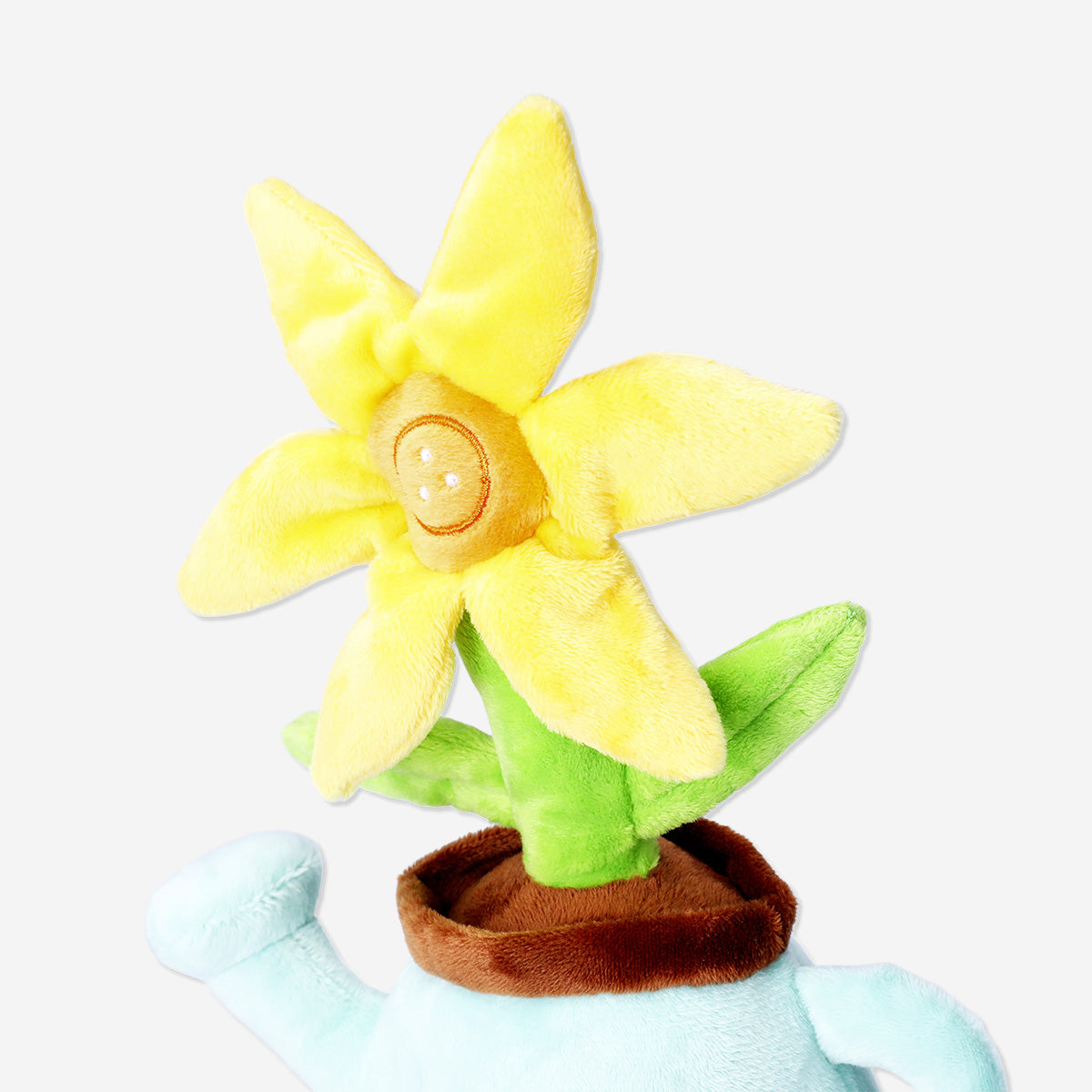 TEDDY DAFFODIL IN WATERING CAN 25CM