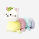 TEDDY CAT CATERPILLAR 20CM