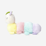 TEDDY CAT CATERPILLAR 20CM