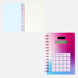 Hesap Makinesi Detaylı Spiralli Defter