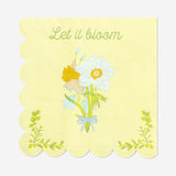 Daffodil Easter napkins - 16 pcs
