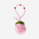 Peluş Pembe Çilek Anahtarlık