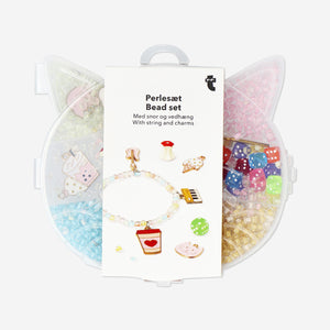 Bead set with string and charms