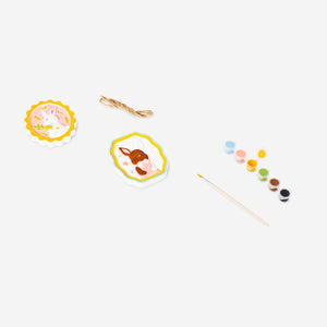 DIY plaster plaques - 2 pcs