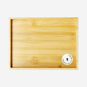 Decorative bamboo tray - 20 cm