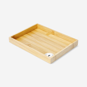 Decorative bamboo tray - 20 cm