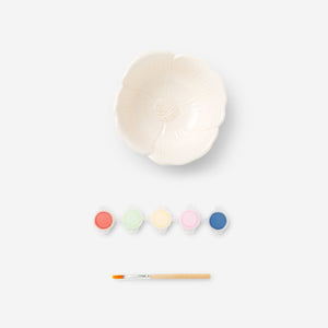 DIY decorative flower bowl with paint