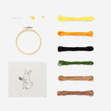 Embroidery kit - Bunny with sequins