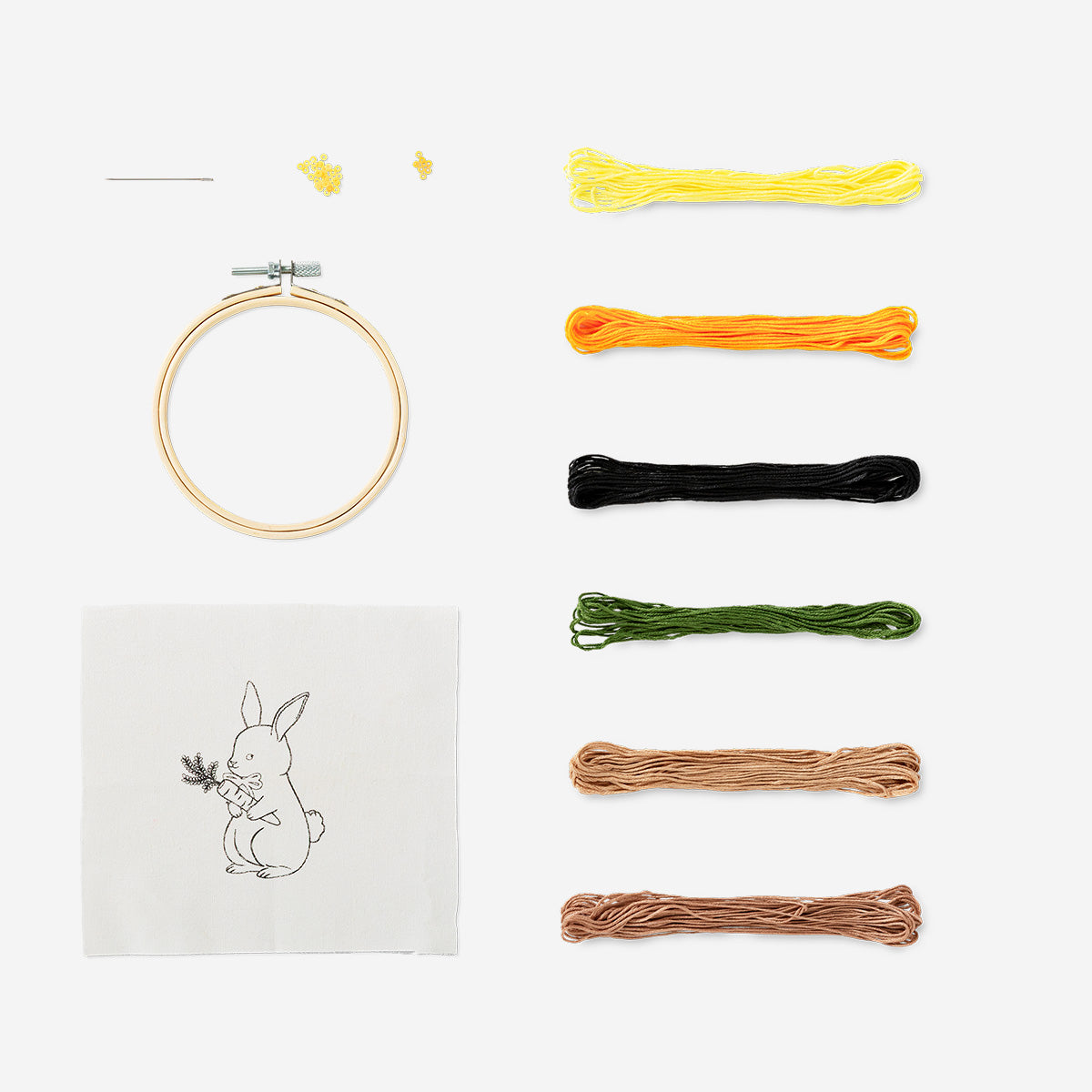 Embroidery kit - Bunny with sequins