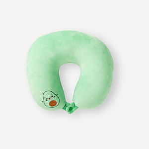 2-in-1 kids avocado travel pillow