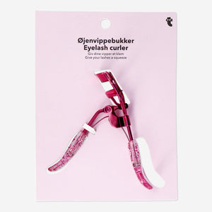 Pink glitter eyelash curler 