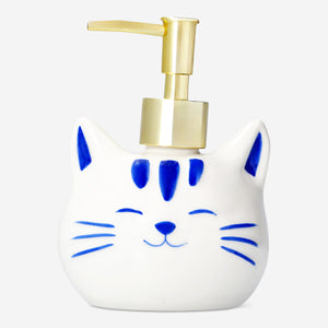 Kedi Şeklinde Seramik Sıvı Sabunluk