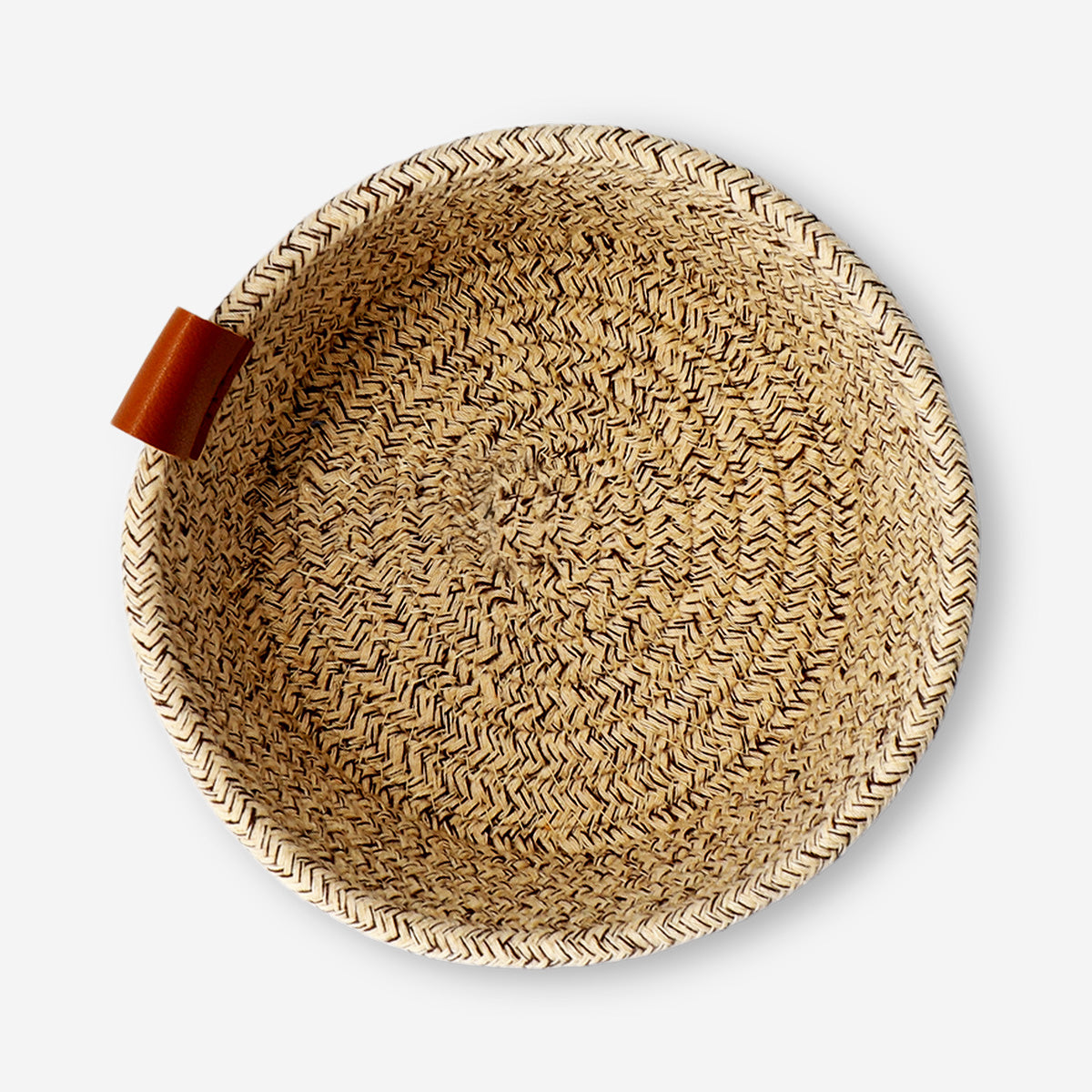 Brown rope basket - 15 cm