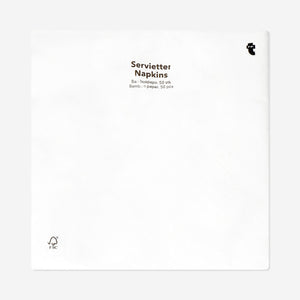 White napkins - 50 pcs