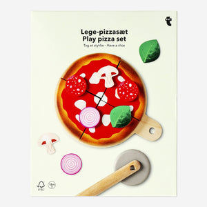 Wooden pizza playset 