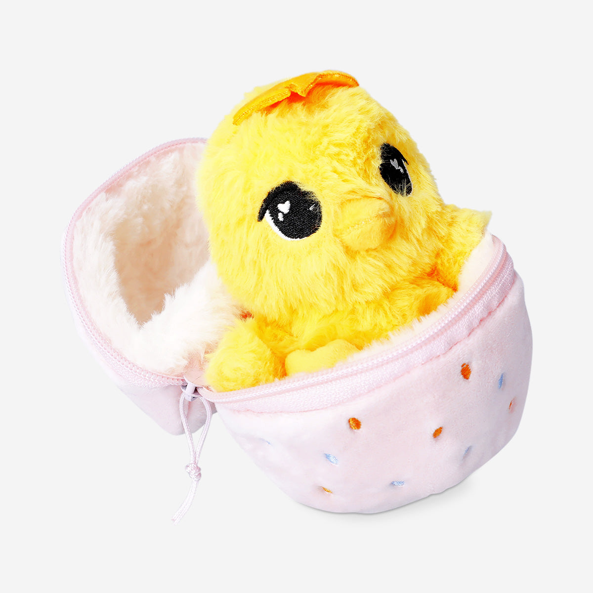 Pembe Yumurta İçinde Peluş Civciv