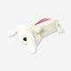 Plush white bunny pencil case