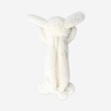 Plush white bunny pencil case