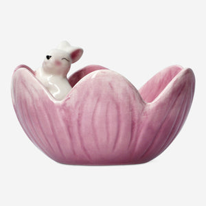 Çiçek Şeklinde Tavşan Detaylı Kase