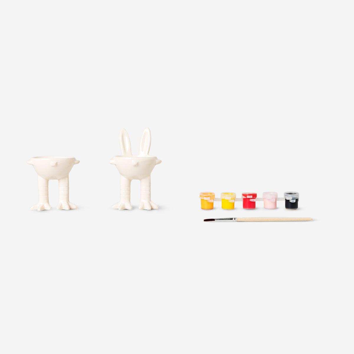 DIY ceramic egg cups