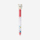 Erasable ballpoint pen with cat topper