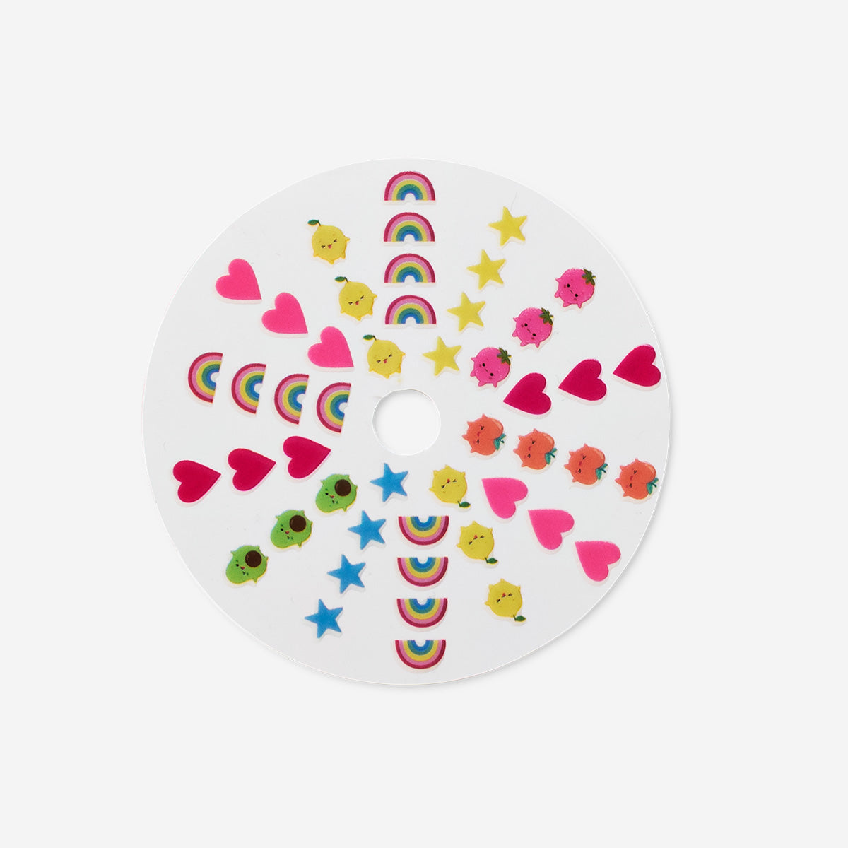 Meyve Temalı Çocuk Tırnak Stickerı
