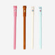 Gel ink pens with animal toppers - 4 pcs