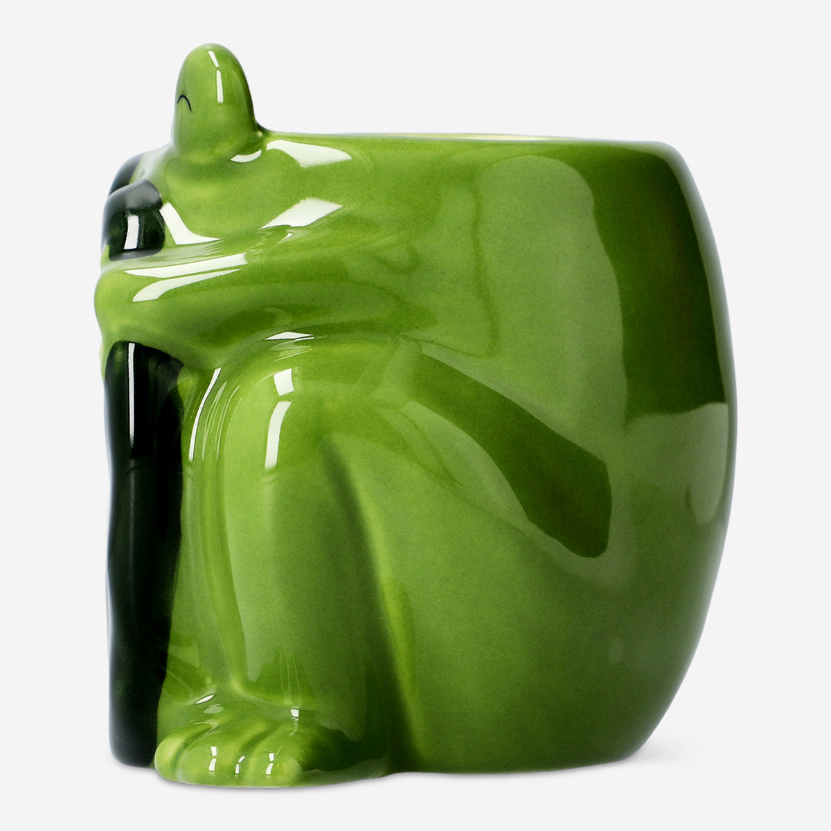 Ceramic frog flowerpot