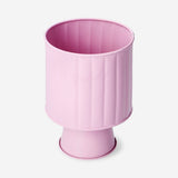 Elevated blue metal plant pot - 12 cm