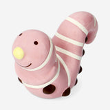 Ceramic caterpillar pot decoration