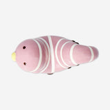 Ceramic caterpillar pot decoration