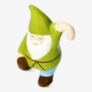 Cüce Şeklinde Seramik Saksı Süsü