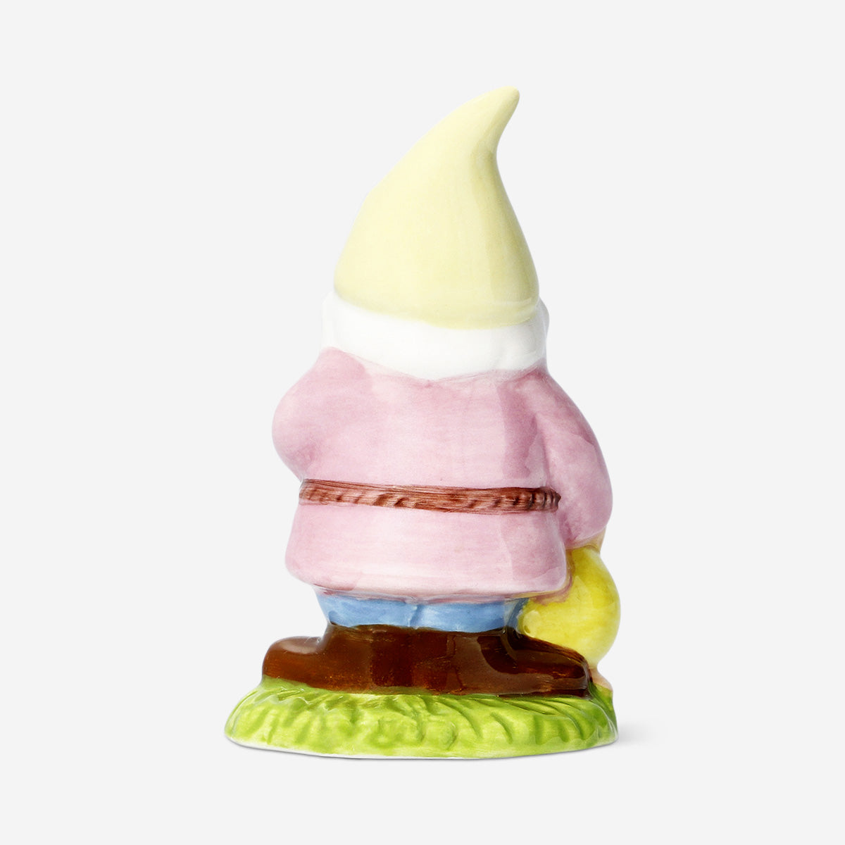 Small pink garden gnome - 9 cm