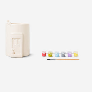 Kendin Boya Seramik Saksı