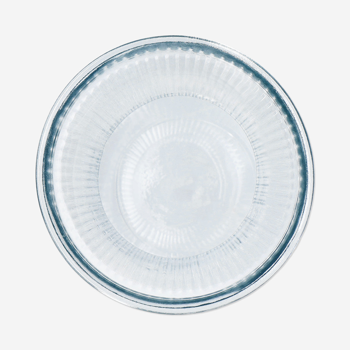 Clear glass vase - 19 cm