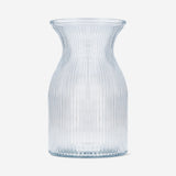 Clear glass vase - 19 cm