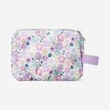 Floral cosmetic bag