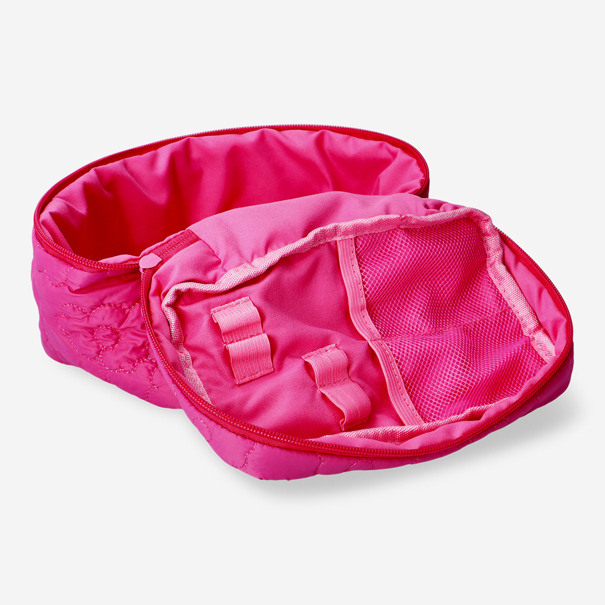 Pembe Kapitone Makyaj Çantası
