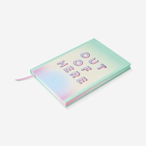 Mavi Renk Geçişli Not Defteri