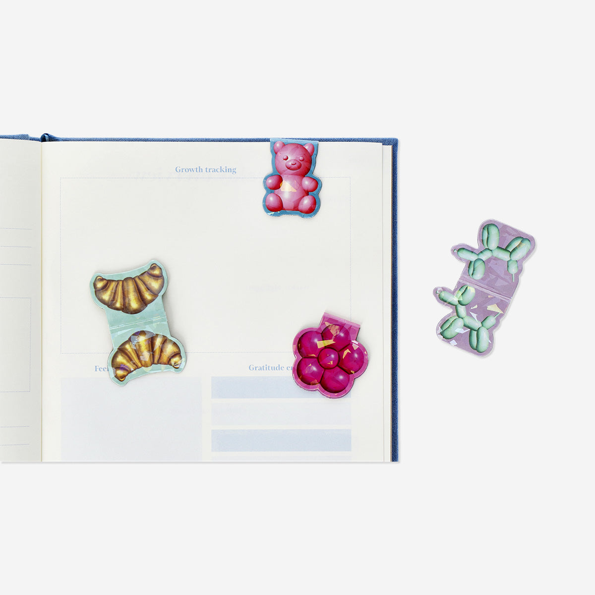 Magnetic bookmarks as icons - 4 pcs