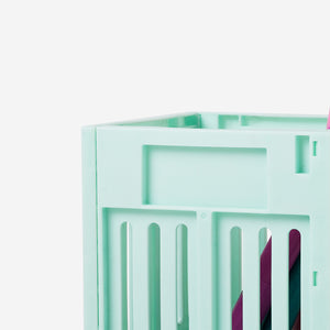 Turquoise collapsible pencil holder