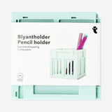 Turquoise collapsible pencil holder