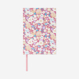 A5 bullet planner with floral fabric cover