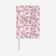 A5 bullet planner with floral fabric cover