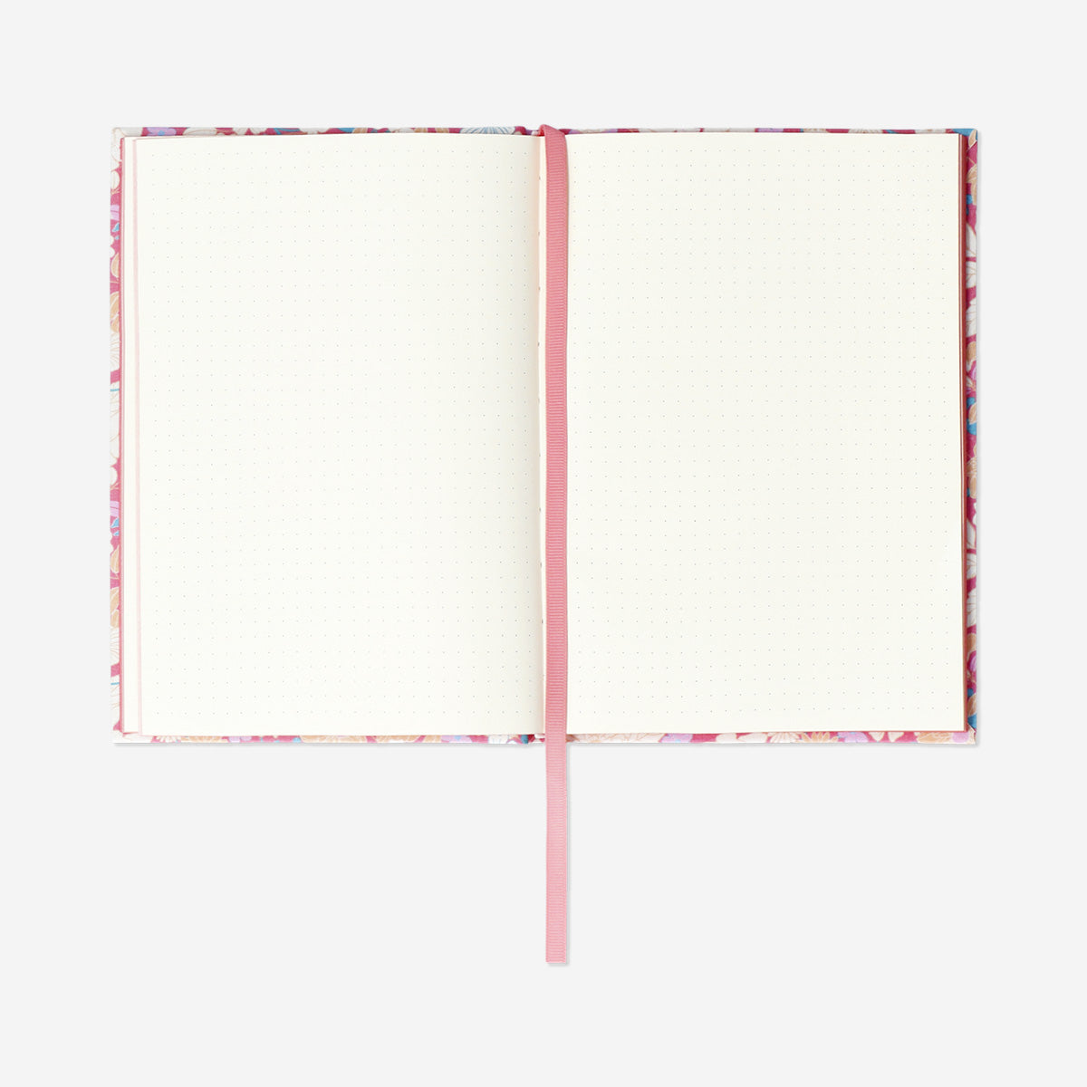 A5 bullet planner with floral fabric cover